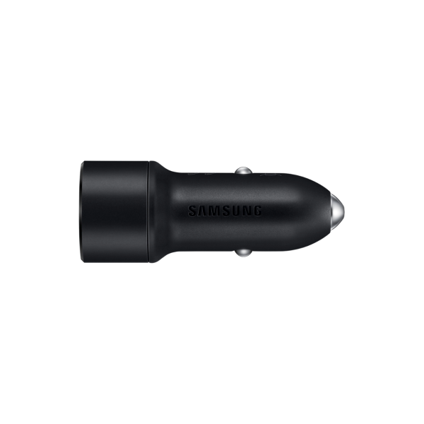 מטען מקורי לרכב 2 יציאות Samsung Dual usb Port 15W + כבל
