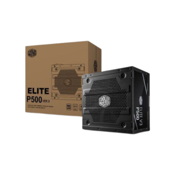 ⁦ספק כוח Cooler Master Elite 500W V3 ATX Active PFC⁩ – תמונה ⁦4⁩