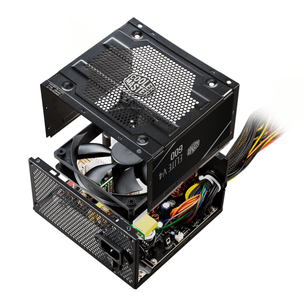 ⁦ספק כוח Cooler Master PK600W ELITE V4 Active PFC Silent⁩ – תמונה ⁦2⁩