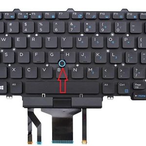 מקלדת מוארת למחשב Dell Latitude 5495 5491 7490 US