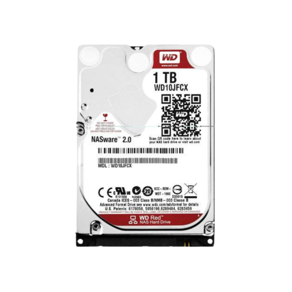 דיסק קשיח לנייד Western Digital Red Mobile 2.5"  1TB 5400 3Y