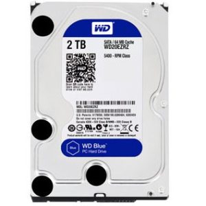 דיסק קשיח פנימי לנייח Western Digital 3.5" 2TB Blue WD20EZRZ 64MB 5400rpm