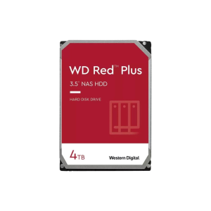 דיסק קשיח פנימי Western Digital Red plus NAS 3.5"  4TB 5400 256MB 3Y