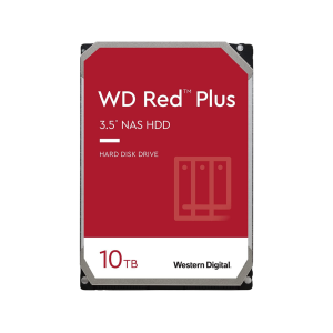 דיסק קשיח פנימי Western Digital Red plus NAS 3.5" 10TB 7200 256MB 3Y