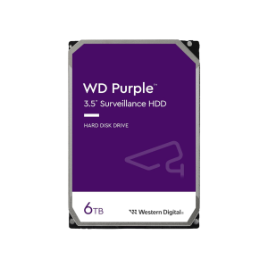 דיסק קשיח פנימי Western Digital Purple Desktop 3.5"  6TB 5400 128MB 3Y