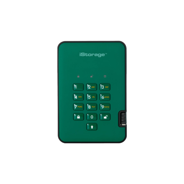 דיסק קשיח נייד מוצפן 2.5'' / diskAshur2 / 1TB / Green