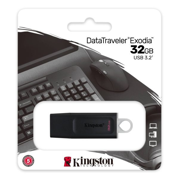 ⁦דיסק און קי Kingston DataTraveler Exodia 32GB USB3.2⁩ – תמונה ⁦2⁩