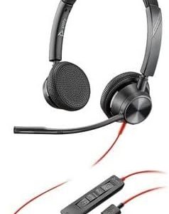 אוזניות סטריאו חוטיות Poly Plantronics Blackwire C3325 USB-A