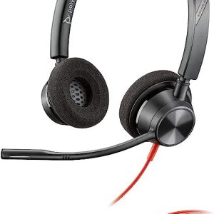 אוזניות Poly Blackwire 3320 M USB-A