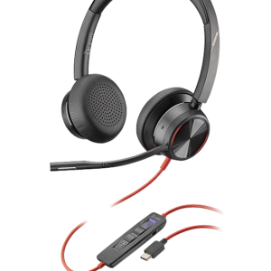 אוזניות חוטיות  Poly Plantronics - Blackwire 8225 USB-A