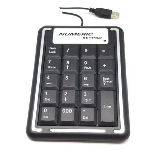 מקלדת מספרים בחיבור Gold Touch USB 19 כפתורים