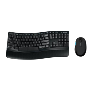 סט מקלדת ארגונומית ועכבר אלחוטי Microsoft Sculpt Comfort Desktop
