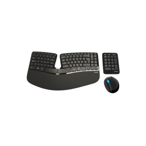 סט מקלדת ועכבר ארגונומי אלחוטיים Microsoft Sculpt