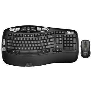 מקלדת ועכבר אלחוטי ארגונומי Logitech MK550 Combo