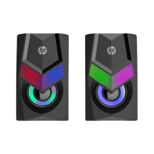 רמקולים חוטיים בחיבור 3.5 מ"מ עם תאורת RGB HP DHE-6000 USB