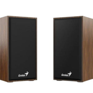 רמקולים למחשב USB עץ מהגוני Genius 2x3W (6W)