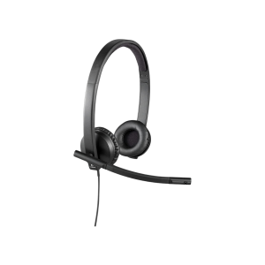אוזנייה חוטית USB עם מיקרופון Logitech H570e