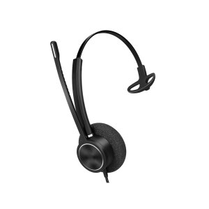 אוזניות מדונה צד 1 חיבור למחשב FreeMate ER10U-M USB VoIP