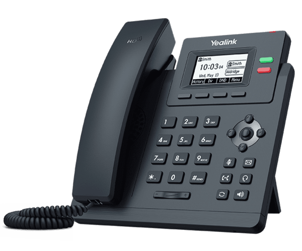 ⁦טלפון למרכזיה Yealink T31G IP Phone, 2 VoIP תצוגה "2.3⁩ – תמונה ⁦2⁩