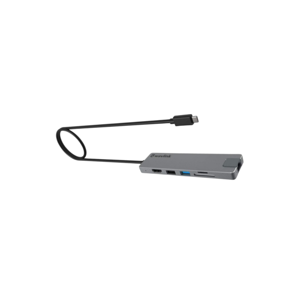 תחנת עגינה מיני עם טעינה Wavlink Type-C