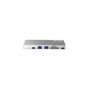 תחנת עגינה למחשבי אפל כולל הטענה Wavlink