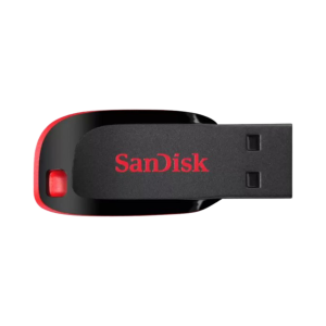 דיסק און קי Sandisk Cruzer 128GB USB 2.0 צבע שחור 5 שנים אחריות