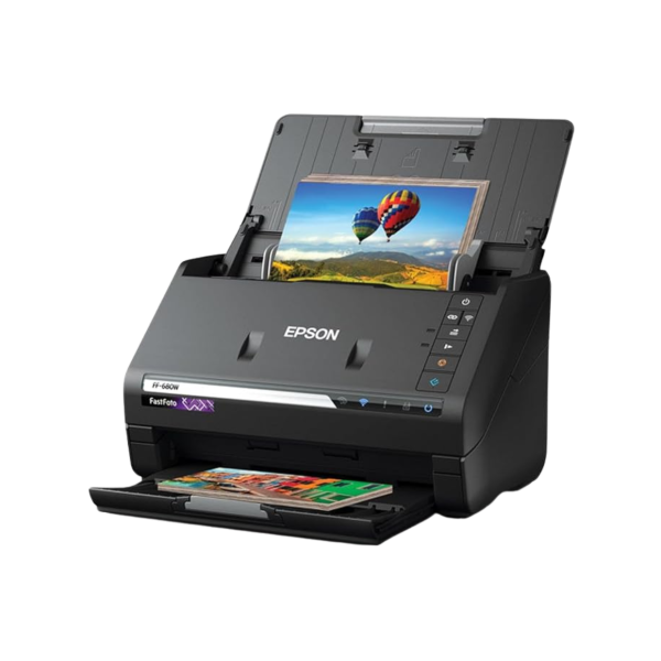 ⁦סורק מקצועי דו צדדי + מזין נייר אפסון EPSON FASTFOTO FF-680W⁩ – תמונה ⁦3⁩