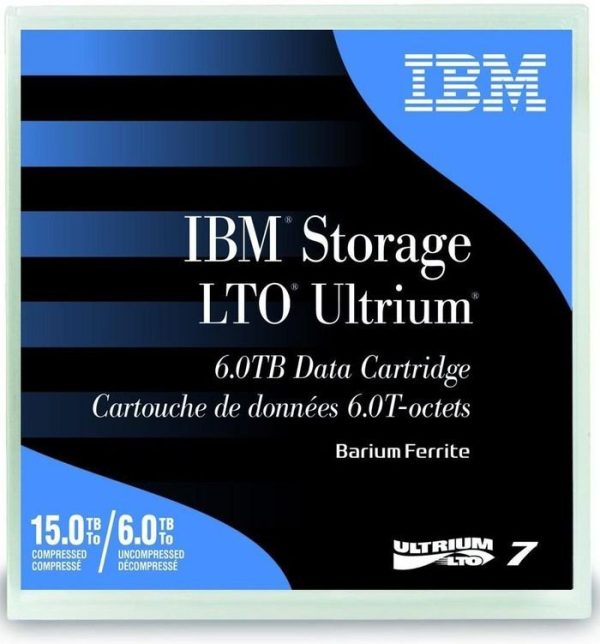  קלטת גיבוי כחול IBM 38L7302 LTO-7 Ultrium, 6TB/15TB