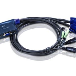 ממתג KVM ל-2 מחשבים Aten CS62US VGA/USB