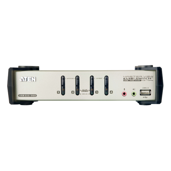 ממתג KVM ל-4 מחשבים Aten CS1734B VGA/USB