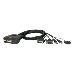 ממתג KVM ל-2 מחשבים Aten CS22D DVI/USB
