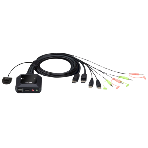 ממתג KVM ל-2 מחשבים Aten CS22DP DP/USB