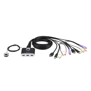 ממתג KVM ל-2 מחשבים Aten CS692 HDMI/USB