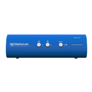 ממתג מאובטח High Sec Labs DK22P-N 2-Port DP Video Dual Head