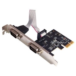 כרטיס הרחבה סיריאלי 2 יציאות ST-Lab I-560 2S SERIAL CARD PC