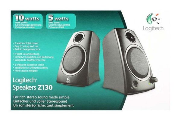 ⁦רמקולים Logitech 2.5W RMS 2.0 Z130⁩ – תמונה ⁦3⁩