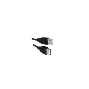 כבל מאריך שחור USB2.0 באורך 0.2 מטר CBL143-0.2