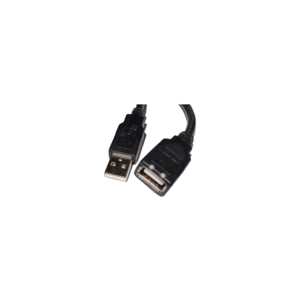 ⁦כבל מאריך שחור USB2.0 באורך 0.2 מטר CBL143-0.2⁩ – תמונה ⁦2⁩