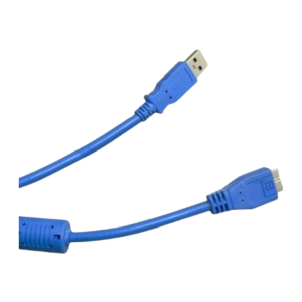 ⁦כבל USB3.0 מ-A זכר ל-MICRO B זכר מקצועי + פריט, 3 מ' C1132HQ-3⁩ – תמונה ⁦2⁩