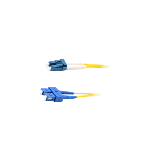 מגשר אופטי סינגל מוד דופלקס SC-LC SM באורך 10 מטר