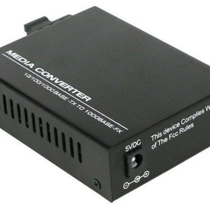 ממיר מדיה 10/100/1000 RJ45 ל -SC SM עד 20ק"מ