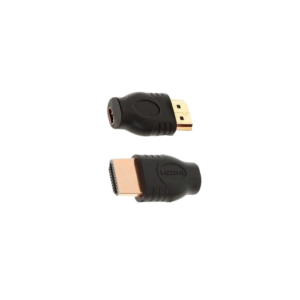 מתאם HDMI זכר ל- HDMI MICRO נקבה מוזהב