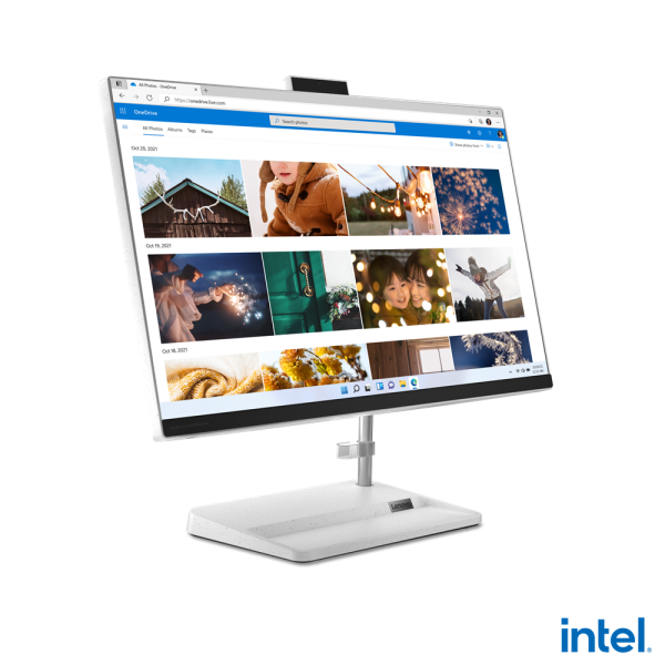 ⁦מחשב AIO LENOVO IdeaC 24'' i5-1240P/16GB/512GB/MX550/DOS/1Y⁩ – תמונה ⁦4⁩