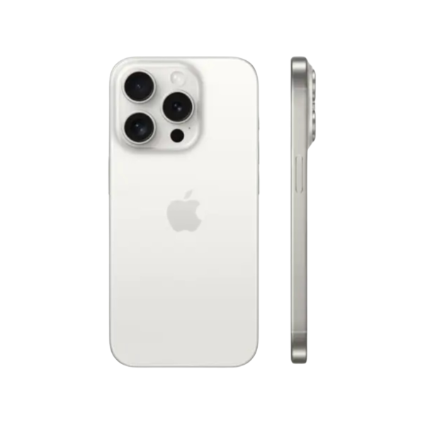 ⁦אייפון בטיטניום לבן יבואן רשמי iPhone Apple 15 512GB Titanium 6.1″⁩ – תמונה ⁦2⁩