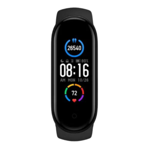 שעון רצועת יד Xiaomi Mi Smart Band 5 בצבע שחור