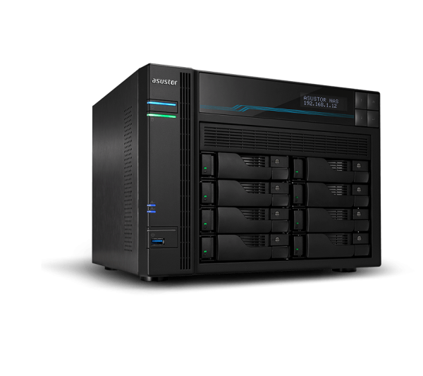 ⁦שרת אחסון 8 כוננים NAS|8GB|10GbEx2|2.5GbEx2|USB 3.2|x2 AS65⁩ – תמונה ⁦2⁩