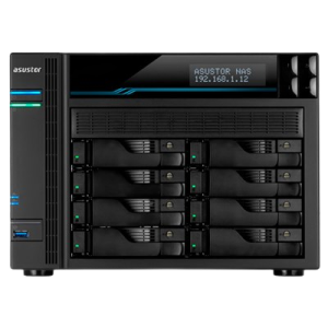 שרת אחסון 8 כוננים NAS|8GB|10GbEx2|2.5GbEx2|USB 3.2|x2 AS65