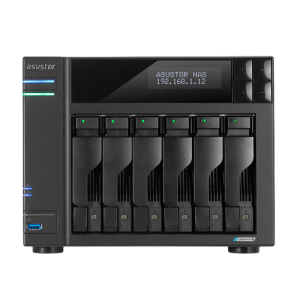 שרת אחסון 6 מפרצים NAS|2.0GHz|2x2.5GbE|8GB| AS6706T