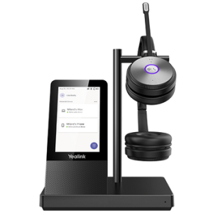 מערכת ראש אלחוטית 2 אוזניים Yealink DECT Wireless + עמדה