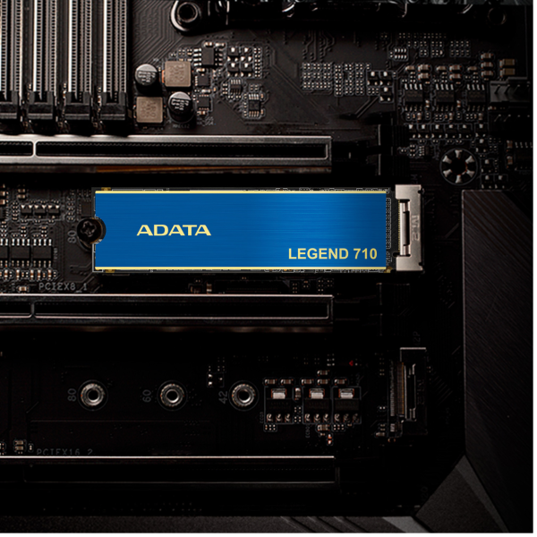 ⁦דיסק קשיח ADATA Legend 710 512GB NVME Gen3x4 2400MB/s~1800⁩ – תמונה ⁦2⁩